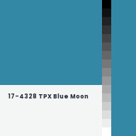 Color chip: 17-4328 TPX Blue Moon