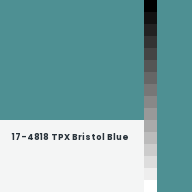 Color chip: 17-4818 TPX Bristol Blue