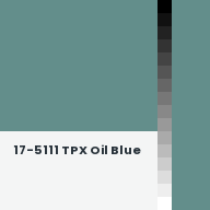 Color chip: 17-5111 TPX Oil Blue