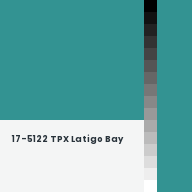 Color chip: 17-5122 TPX Latigo Bay