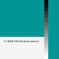 Color chip: 17-5126 TPX Viridian Green