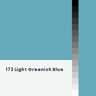 Color chip: 172 Light Greenish Blue