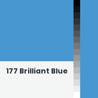 Color chip: 177 Brilliant Blue