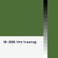 Color chip: 18-0135 TPX Treetop