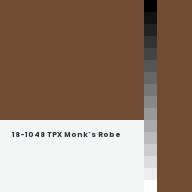 Color chip: 18-1048 TPX Monk's Robe