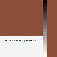 Color chip: 18-1244 TPX Ginger Bread