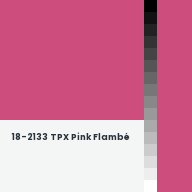 Color chip: 18-2133 TPX Pink Flambé