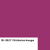 Color chip: 18-2527 TPX Baton Rouge