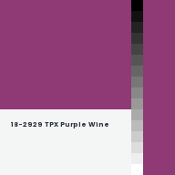 Color chip: 18-2929 TPX Purple Wine