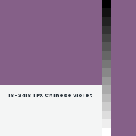 Color chip: 18-3418 TPX Chinese Violet