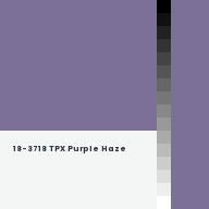 Color chip: 18-3718 TPX Purple Haze