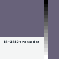 Color chip: 18-3812 TPX Cadet