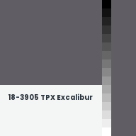 Color chip: 18-3905 TPX Excalibur