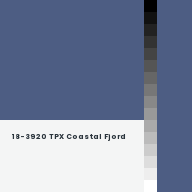 Color chip: 18-3920 TPX Coastal Fjord