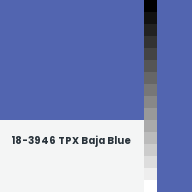 Color chip: 18-3946 TPX Baja Blue