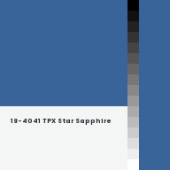 Color chip: 18-4041 TPX Star Sapphire