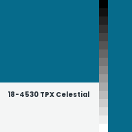 Color chip: 18-4530 TPX Celestial