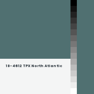 Color chip: 18-4612 TPX North Atlantic