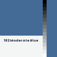Color chip: 182 Moderate Blue