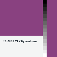 Color chip: 19-3138 TPX Byzantium