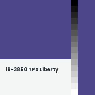 Color chip: 19-3850 TPX Liberty