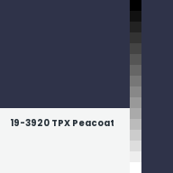 Color chip: 19-3920 TPX Peacoat