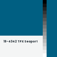 Color chip: 19-4342 TPX Seaport