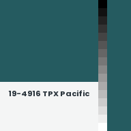 Color chip: 19-4916 TPX Pacific