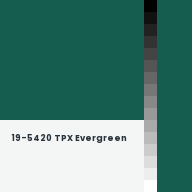 Color chip: 19-5420 TPX Evergreen