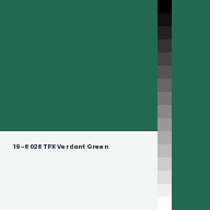 Color chip: 19-6026 TPX Verdant Green