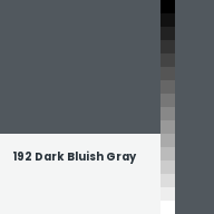Color chip: 192 Dark Bluish Gray