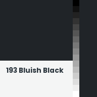 Color chip: 193 Bluish Black