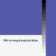 Color chip: 196 Strong Purplish Blue
