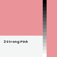 Color chip: 2 Strong Pink
