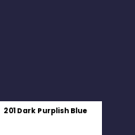 Color chip: 201 Dark Purplish Blue