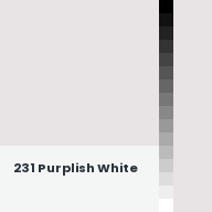 Color chip: 231 Purplish White