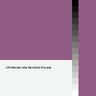 Color chip: 241 Moderate Reddish Purple
