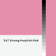 Color chip: 247 Strong Purplish Pink