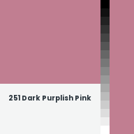 Color chip: 251 Dark Purplish Pink