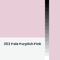 Color chip: 252 Pale Purplish Pink