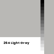 Color chip: 264 Light Gray