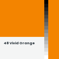 Color chip: 48 Vivid Orange