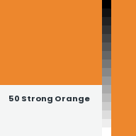 Color chip: 50 Strong Orange