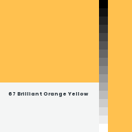 Color chip: 67 Brilliant Orange Yellow