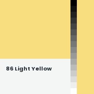 Color chip: 86 Light Yellow