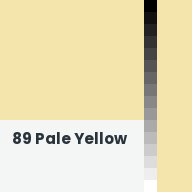 Color chip: 89 Pale Yellow