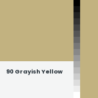 Color chip: 90 Grayish Yellow