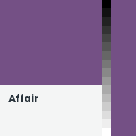 Color chip: Affair