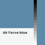 Color chip: Air Force blue