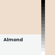 Color chip: Almond